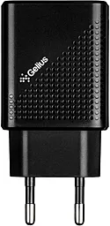 Сетевое зарядное устройство Gelius GP-HC011 Pro Vogue 2.4a 2xUSB-A ports charger black - фото Сетевое зарядное устройство Gelius GP-HC011 Pro Vogue 2.4a 2xUSB-A ports charger black