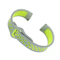 Сменный ремешок для умных часов Nike Style для Garmin Vivoactive 3/3 Music/Vivomove HR/Vivomove (705780) Gray Green