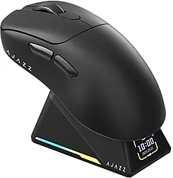 Компьютерная мышка Ajazz AJ179 Apex WL/BT/USB Black (AJM179-A-B) - фото Компьютерная мышка Ajazz AJ179 Apex WL/BT/USB Black (AJM179-A-B)