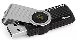 Флешка Kingston DTI 101 G2 16GB (DT101G2/16GB) Black - фото Флешка Kingston DTI 101 G2 16GB (DT101G2/16GB) Black