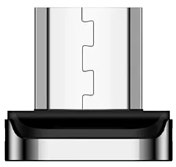 Магнитный коннектор для Usams U28 USB-A - micro USB cable Silver - фото Магнитный коннектор для Usams U28 USB-A - micro USB cable Silver