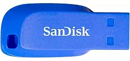 Флешка SanDisk 64 GB Cruzer Blade USB 2.0 Electric Blue (SDCZ50C-064G-B35BE) - фото Флешка SanDisk 64 GB Cruzer Blade USB 2.0 Electric Blue (SDCZ50C-064G-B35BE)