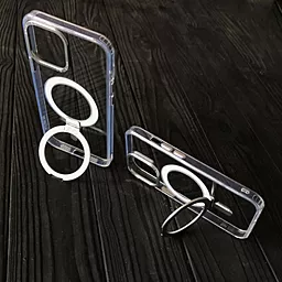 Чехол 1TOUCH Case with Guard ring/holder MagSafe для Apple iPhone 14 Pro Clear - миниатюра 3 Чехол 1TOUCH Case with Guard ring/holder MagSafe для Apple iPhone 14 Pro Clear - миниатюра 3