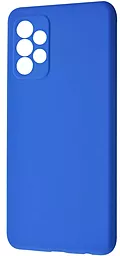 Чехол Wave Full Silicone Cover для Samsung Galaxy A72 Blue