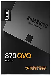 SSD Накопитель Samsung 870 QVO 1 TB SATA 3 (MZ-77Q1T0BW) - миниатюра 6