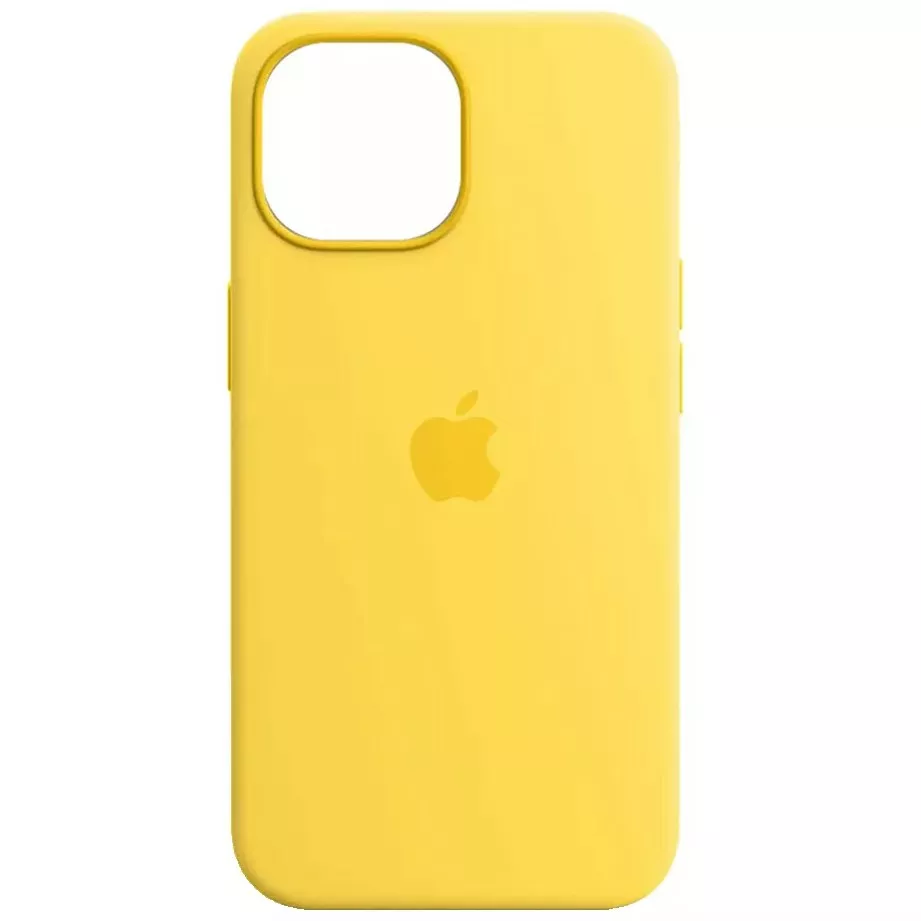 Чехол Silicone Case Full для Apple iPhone 14 Pro Max Lemon Zest - фото 1