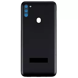 Задняя крышка корпуса Samsung Galaxy M11 2020 M115 со стеклом камеры Original Black - фото Задняя крышка корпуса Samsung Galaxy M11 2020 M115 со стеклом камеры Original Black