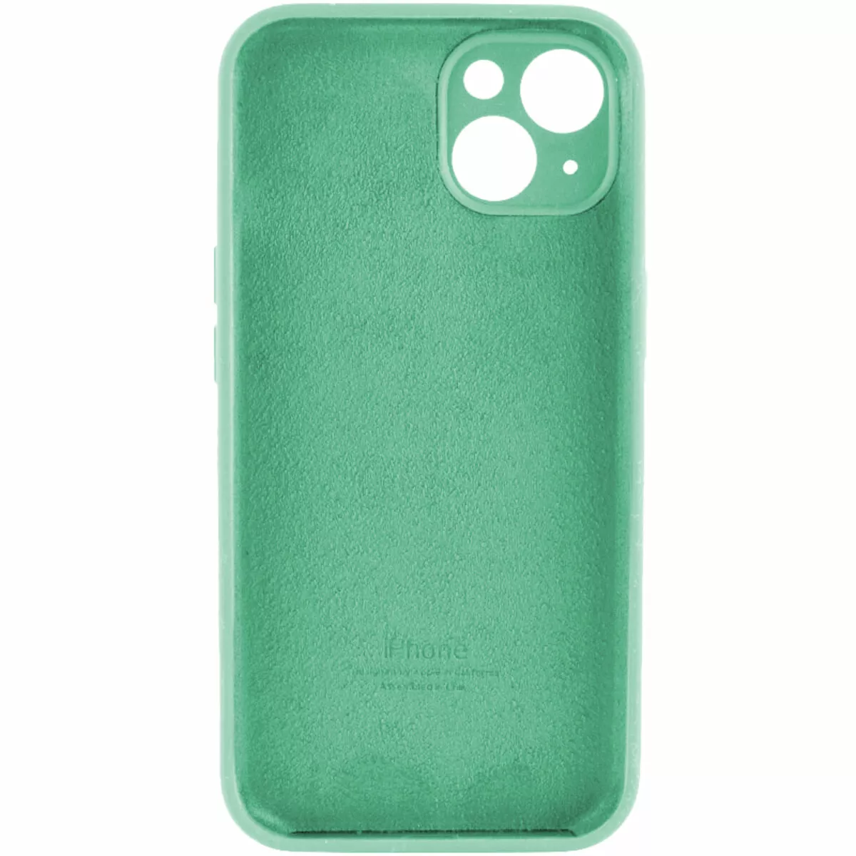 Чехол Silicone Case Full Camera для Apple iPhone 14 Spearmint - фото 2