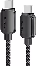 Кабель Essager Breeze USB Type-C - Type-C 100w 5a 3м PD cable Black (EXCTT1-WLC01-P) - фото Кабель Essager Breeze USB Type-C - Type-C 100w 5a 3м PD cable Black (EXCTT1-WLC01-P)