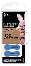 Батарейки Duracell PR675 / PR44 6шт 1.45 V