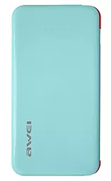 Повербанк Awei P10k 6000mAh Green - фото Повербанк Awei P10k 6000mAh Green