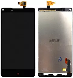 Дисплей ZTE Nubia Z5s с тачскрином, Black - фото Дисплей ZTE Nubia Z5s с тачскрином, Black