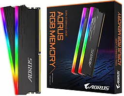 Оперативная память Gigabyte AORUS RGB 16 GB (2x8GB) DDR4 3733 MHz (GP-ARS16G37) - миниатюра 4