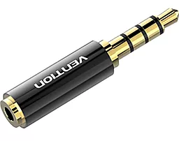 Аудио переходник Vention micro Jack 2.5 mm - mini Jack 3.5 mm M/F black (BFBB0)