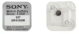 Батарейки Sony SR416SW (337) 1шт 1.55 V