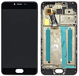 Дисплей Meizu M3, M3 mini (M688) з тачскріном і рамкою, Black