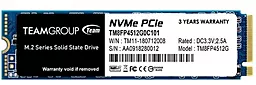 SSD Накопитель Team MP34 512 GB M.2 2280 (TM8FP4512G0C101) - фото SSD Накопитель Team MP34 512 GB M.2 2280 (TM8FP4512G0C101)