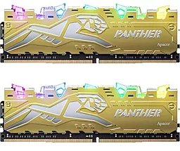 Оперативна пам'ять Apacer 16GB (2x8GB) DDR4 3200MHz Panther Rage RGB Silver-Golden (EK.16G21.GJMK2)