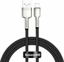 USB Кабель Baseus Cafule Series Metal 2.4A Lightning Cable Black (CALJK-A01)