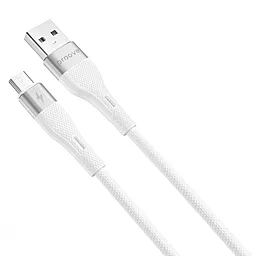 Кабель Proove Light Silicone USB-A - micro USB 12w 2.4a 1м cable White (CCLC20001302) - фото Кабель Proove Light Silicone USB-A - micro USB 12w 2.4a 1м cable White (CCLC20001302)