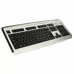 Клавиатура A4Tech PS/2 (KLS-23MU) Silver/ Black - фото Клавиатура A4Tech PS/2 (KLS-23MU) Silver/ Black