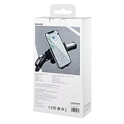 Автодержатель с автозажимом Baseus Smart Solar Electric Bike Smartphone Holder (SUZG010001) - миниатюра 5