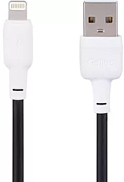 USB Кабель Gelius GP-UCN001L Full Silicon 18W 1.2M Lightning Cable Black/White
