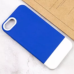 Чехол Epik TPU+PC Bichromatic для Apple iPhone 7, iPhone 8, iPhone SE (2020) (4.7") Navy Blue / White - миниатюра 4