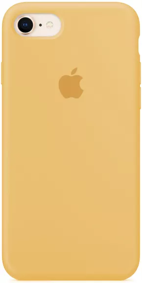 Чохол Silicone Case Full для Apple iPhone 7, iPhone 8 Yellow - фото 1