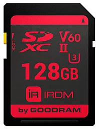 Карта памяти GooDRam SDXC 128GB IRDM UHS-II U3 V60 (IR-S6B0-1280R11)