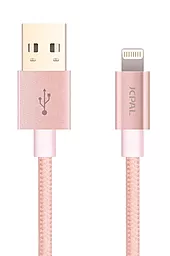 Кабель ExtraDigital USB-A - Lightning 12w 2.4a 1.5м cable Pink - фото Кабель ExtraDigital USB-A - Lightning 12w 2.4a 1.5м cable Pink