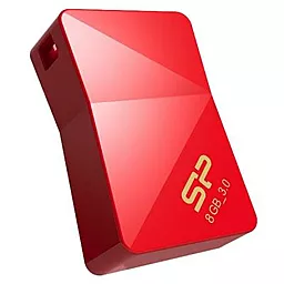 Флешка Silicon Power 8Gb Jewel J08 Red USB 3.0 (SP008GBUF3J08V1R) - мініатюра 2