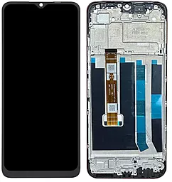 Дисплей Oppo A17, A17k з тачскріном і рамкою, Black