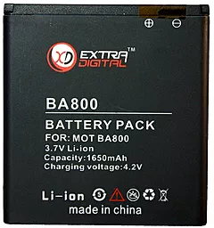 Акумулятор Sony LT25i Xperia V / BA800 / DV00DV6127 (1650 mAh) ExtraDigital