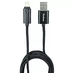 Кабель USB Yoobao Colourful Lightning Reversible Cable YB-408 Black - миниатюра 2
