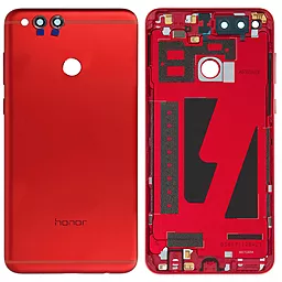 Задняя крышка корпуса Huawei Honor 7X (BND-L21) со стеклом камеры Original Red
