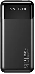 Повербанк XO PR191 10000 mAh 20W PD/QC Black - фото Повербанк XO PR191 10000 mAh 20W PD/QC Black