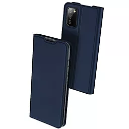 Чехол Dux Ducis с карманом визиток Samsung A025 Galaxy A02s  Blue