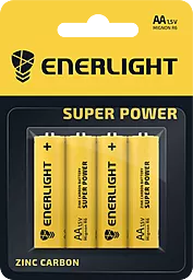 Батарейки Enerlight AA / R06 Super Power BL 4шт 1.5 V - фото Батарейки Enerlight AA / R06 Super Power BL 4шт 1.5 V