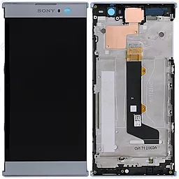 Дисплей Sony Xperia XA2 с тачскрином и рамкой, Silver - фото Дисплей Sony Xperia XA2 с тачскрином и рамкой, Silver