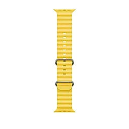 Сменный ремешок для умных часов Apple Ocean Band Design 42/44/45/49 mm Yellow