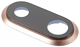 Скло камери Apple iPhone 8 Plus Gold - мініатюра 2 Скло камери Apple iPhone 8 Plus Gold - мініатюра 2