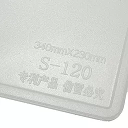 Силіконовий термостійкий коврик для пайки AxTools S-120 340х230 мм білий - мініатюра 3