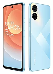Смартфон Tecno Camon 19 Neo (CH6i) 6/128 GB Dual Sim Ice Mirror Blue (4895180783968) - миниатюра 3