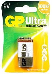 Батарейка GP 6LR61 (крона) Ultra 1шт - фото Батарейка GP 6LR61 (крона) Ultra 1шт