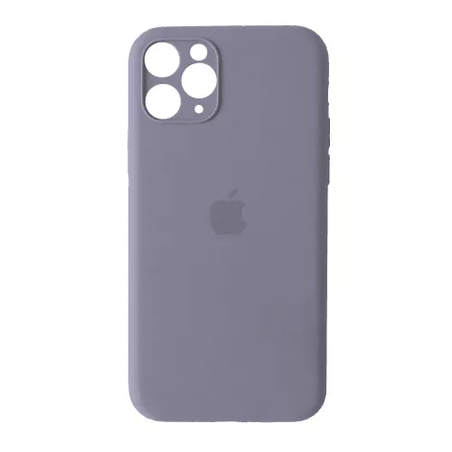 Чехол Silicone Case Full Camera для Apple iPhone 11 Pro Max Lavender Grey - фото 1