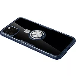 Чехол Deen CrystalRing Apple iPhone 11 Pro Clear/Dark Blue