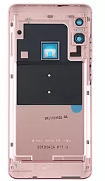 Задняя крышка корпуса Xiaomi Redmi Note 5 / Redmi Note 5 Pro со стеклом камеры Original Rose Gold - миниатюра 2