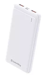 Повербанк ColorWay 10000mAh Slim White (CW-PB100LPF2WT) - фото Повербанк ColorWay 10000mAh Slim White (CW-PB100LPF2WT)