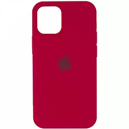 Чехол Silicone Case Full для Apple iPhone 14 Rose Red